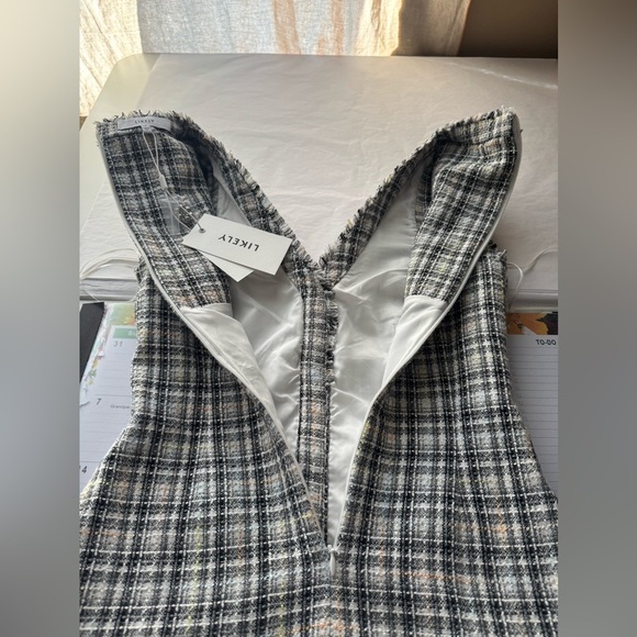 LIKELY Franco Dress in Grey Multi size 00 - Picture 13 of 16